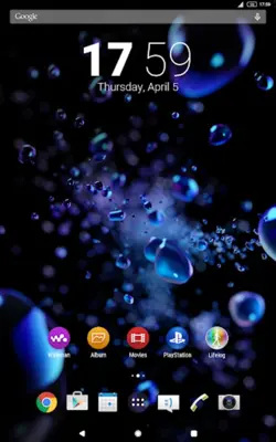 Black Theme XZ2 (live wallpape android App screenshot 3